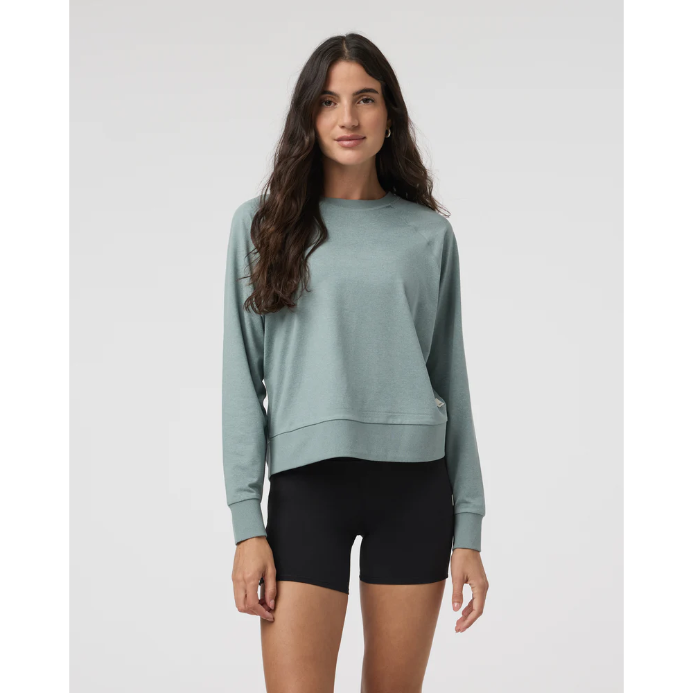 Vuroi Halo Crew Long Sleeve Women's - PISTACHI