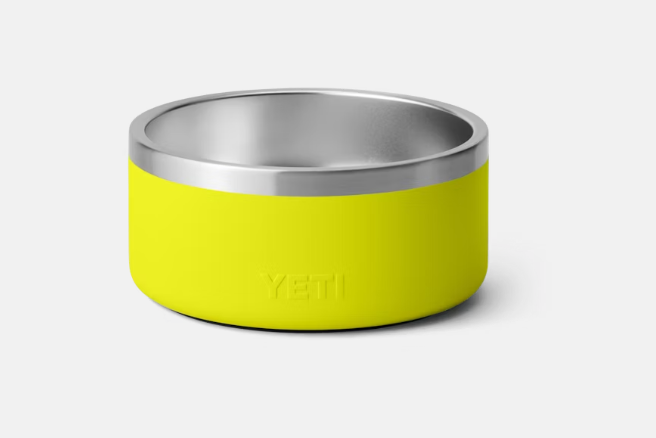 Yeti Boomer 4 Dog Bowl - Firefly Yellow