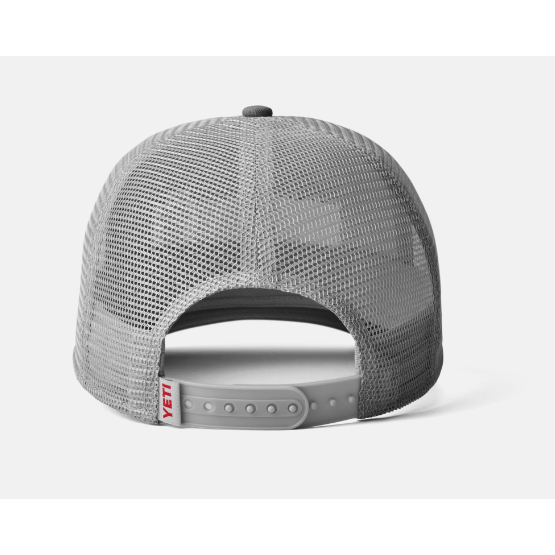 Yeti Logo Badge Mid Pro Trucker Hat  - Gray