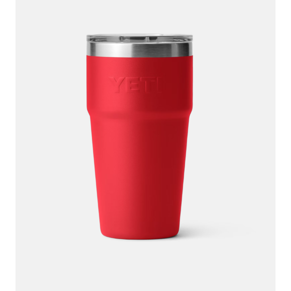 Yeti Rambler 16Oz Stackable With Magslide Lid - Rescue Red