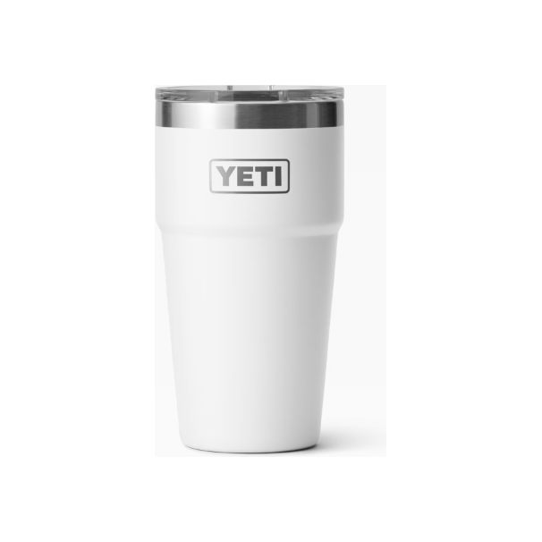 Yeti Rambler 16Oz Stackable With Magslide Lid - White