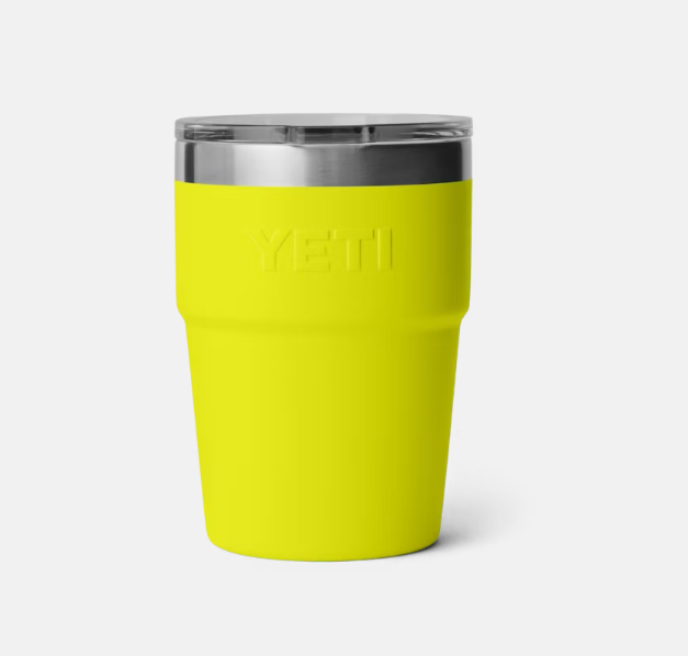 Yeti Rambler 16oz Stackable With Magslide Lid - Firefly Yellow