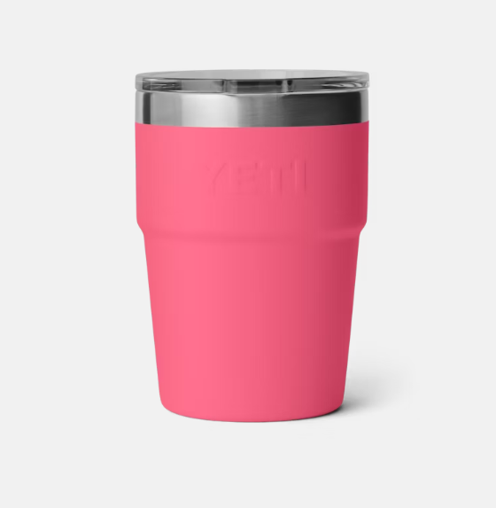 Yeti Rambler 16oz Stackable With Magslide Lid - Tropical Pink