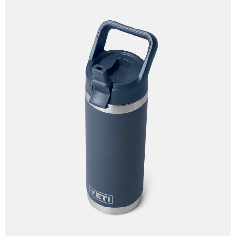 Yeti Rambler 18oz Straw Bottle - Navy