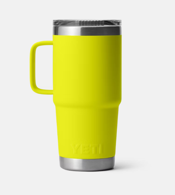 Yeti Rambler 20oz Travel Mug - Firefly Yellow