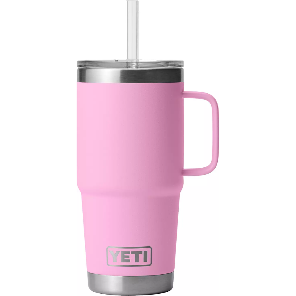 Yeti Rambler 25oz Straw Mug - Power Pink