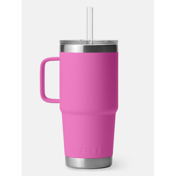 Yeti Rambler 25oz Straw Mug - Wildflower Fuschsia