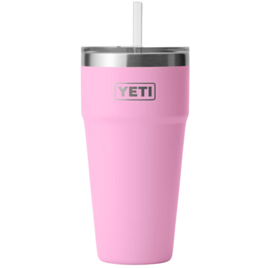 Yeti Rambler 26oz Stackable Cup with Straw Lid - Power Pink