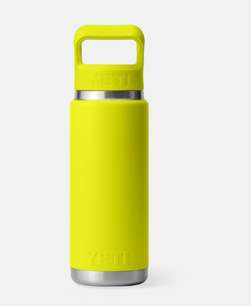 Yeti Rambler 26oz Straw Bottle - Firefly Yellow