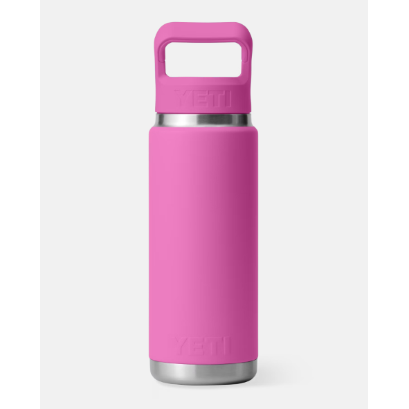 Yeti Rambler 26oz Straw Bottle - Wildflower Fuchsia