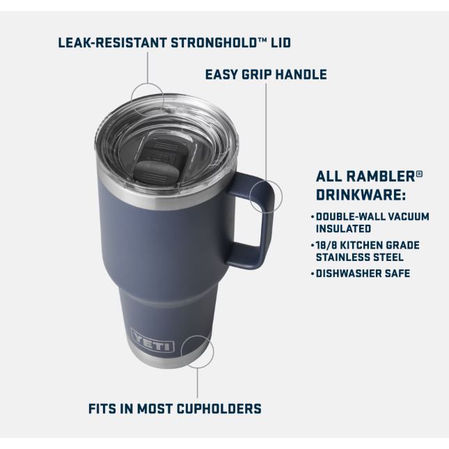 Yeti Rambler 30oz Travel Mug