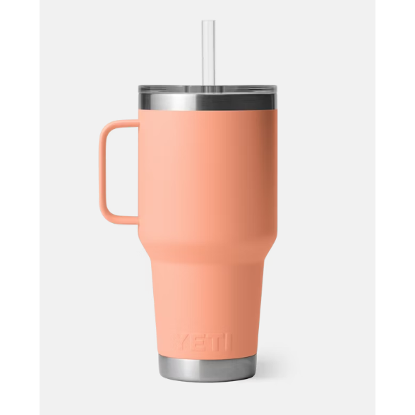 Yeti Rambler 35oz Straw Mug - Lowcountry Peach