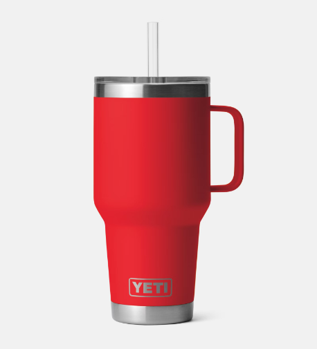 Yeti Rambler 35oz Straw Mug - Rescue Red