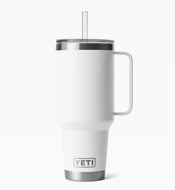 Yeti Rambler 42oz Straw Mug - White