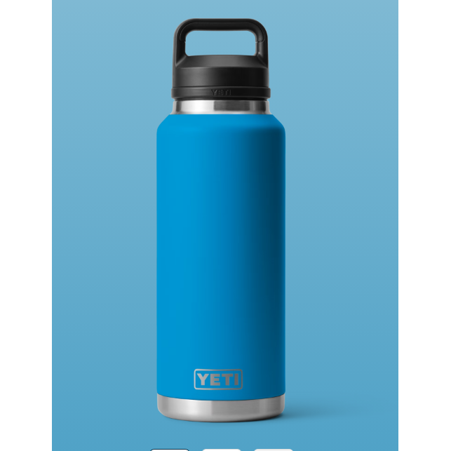 Yeti Rambler 46oz Bottle - Big Wave Blue