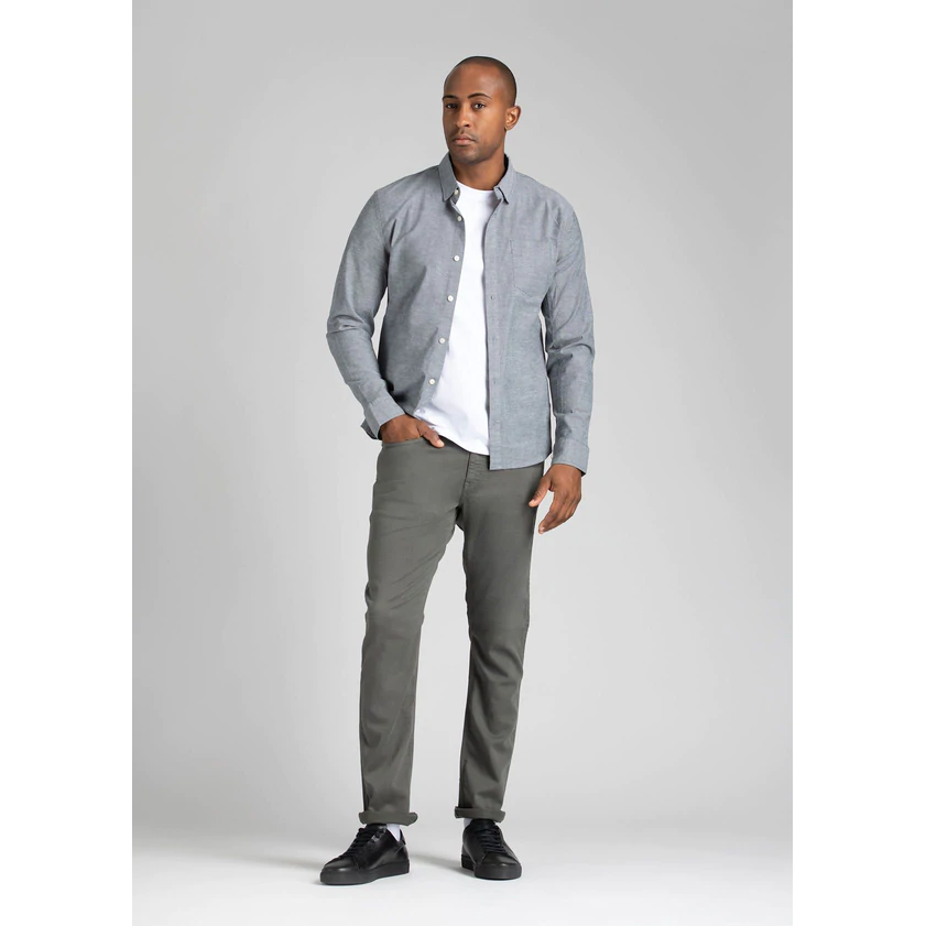 Men's Grey Relaxed Fit Dress Sweatpant
