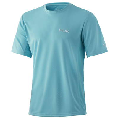 HUK Men's Performance Fishing Logo Tee-Short Sleeve | Quick-Dry T-Shirt