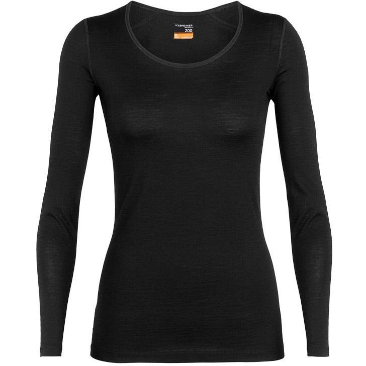 Icebreaker Oasis LS Scoop Women's - Black