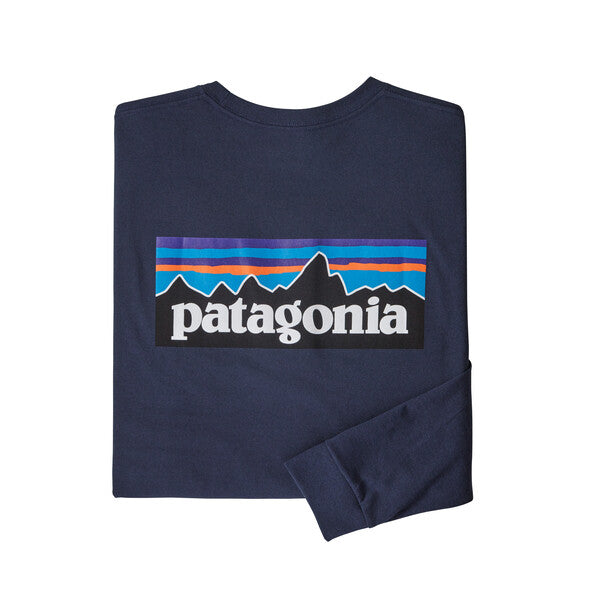 Patagonia P-6 Logo Responsibili-Tee L/S Men's - Classic Navy