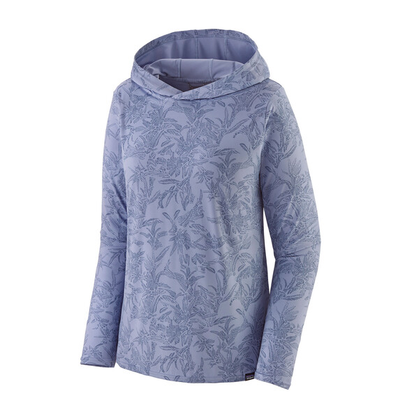 Patagonia Cap Cool Daily Hoody Woman's - Monkey Flower: Light Current Blue