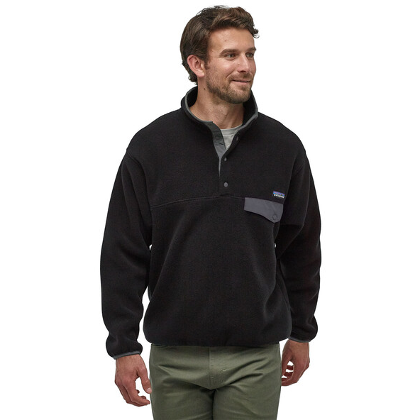 Patagonia Synch Snap-T P/O Men's - Black w/Forge Grey