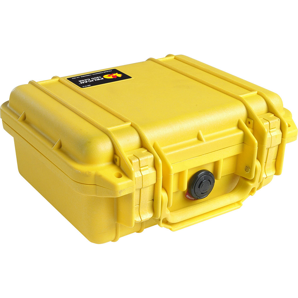 Pelican 1200 Case - Yellow