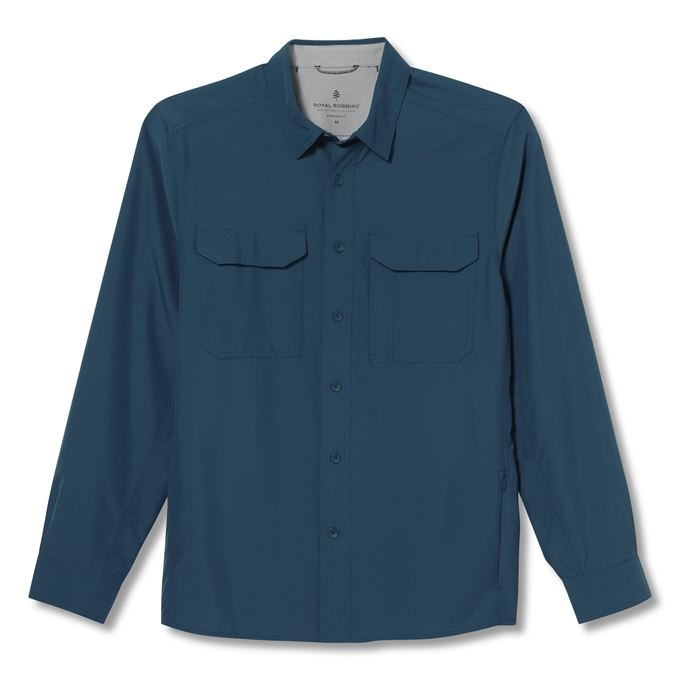 Royal Robbins Expedition Chill Long Sleeve Men's - BLUE
