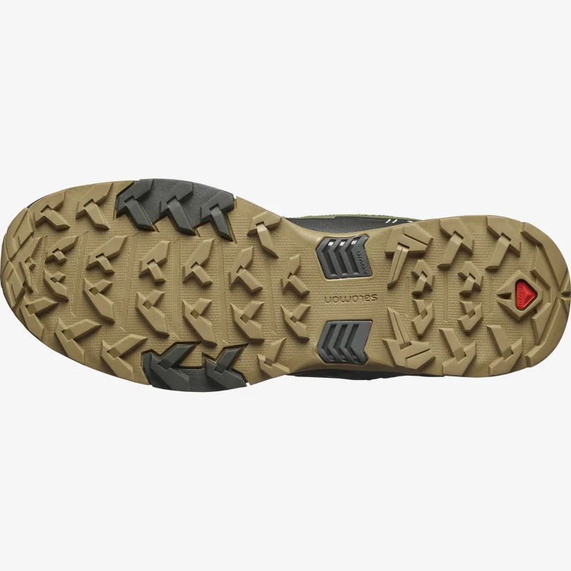 Green salomon boots shop