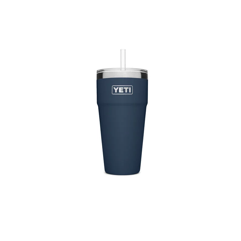 Yeti Rambler 26oz Stackable Cup with Straw Lid - Navy